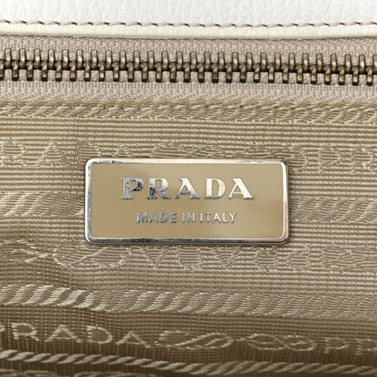 Prada Vitello Daino Shoulder Bag White 6 of 19