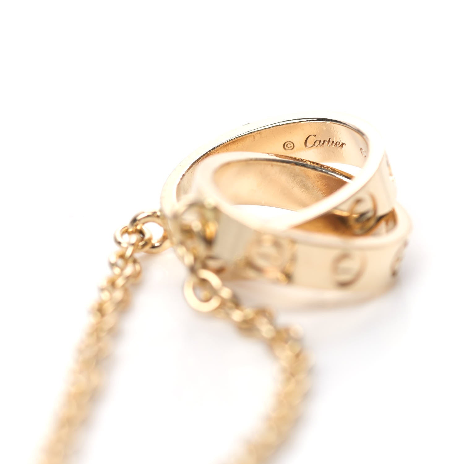 Cartier 18K Yellow Gold Interlocking LOVE Bracelet 5 of 5