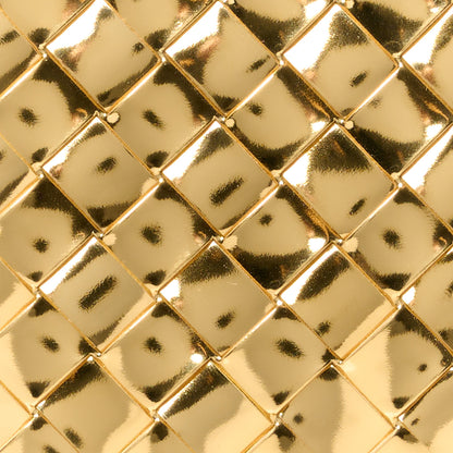 Bottega Veneta Mirror Laminated Nappa Intrecciato Mini Sardine Bag Gold 7 of 9