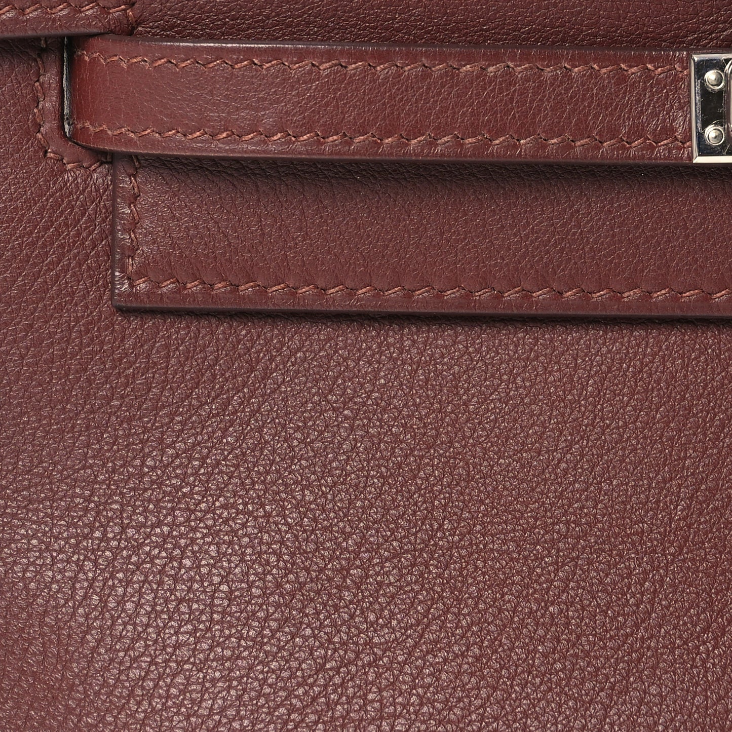 Evergrain Kelly Pochette Clutch Havane
