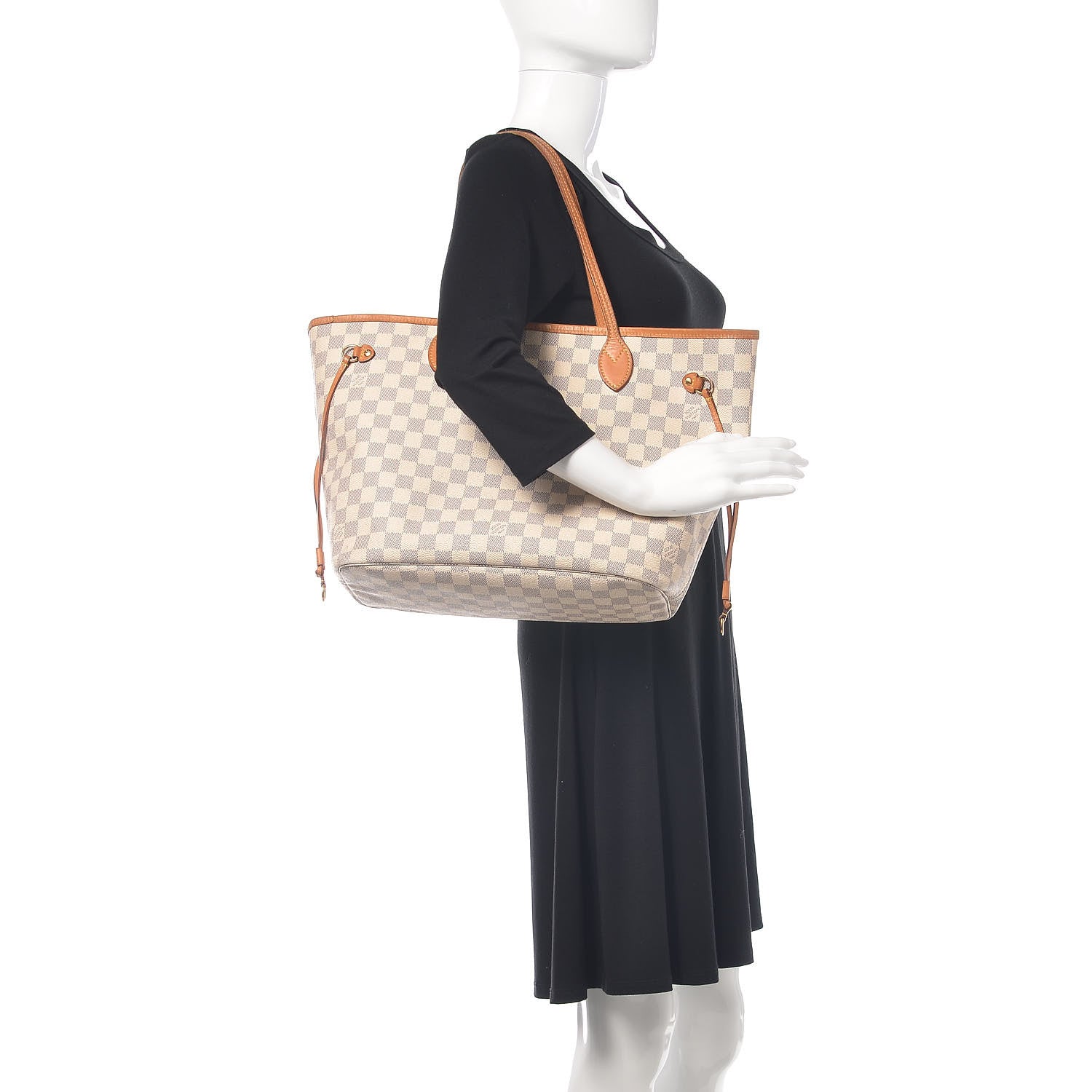 Louis Vuitton Damier Azur Neo Neverfull MM 2 of 20