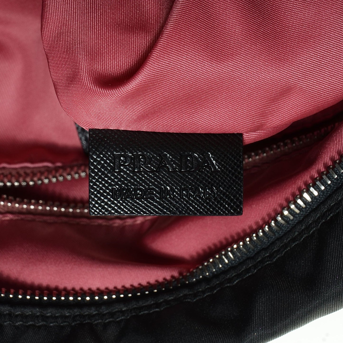 Tessuto Nylon Messenger Bag Nero Black