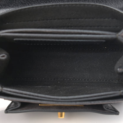 Givenchy Goatskin Suede Mini GV3 Shoulder Bag Black 5 of 11