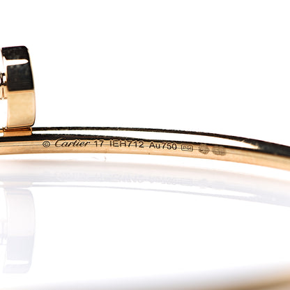 Cartier 18K Yellow Gold Small Juste Un Clou Bracelet 17 4 of 6
