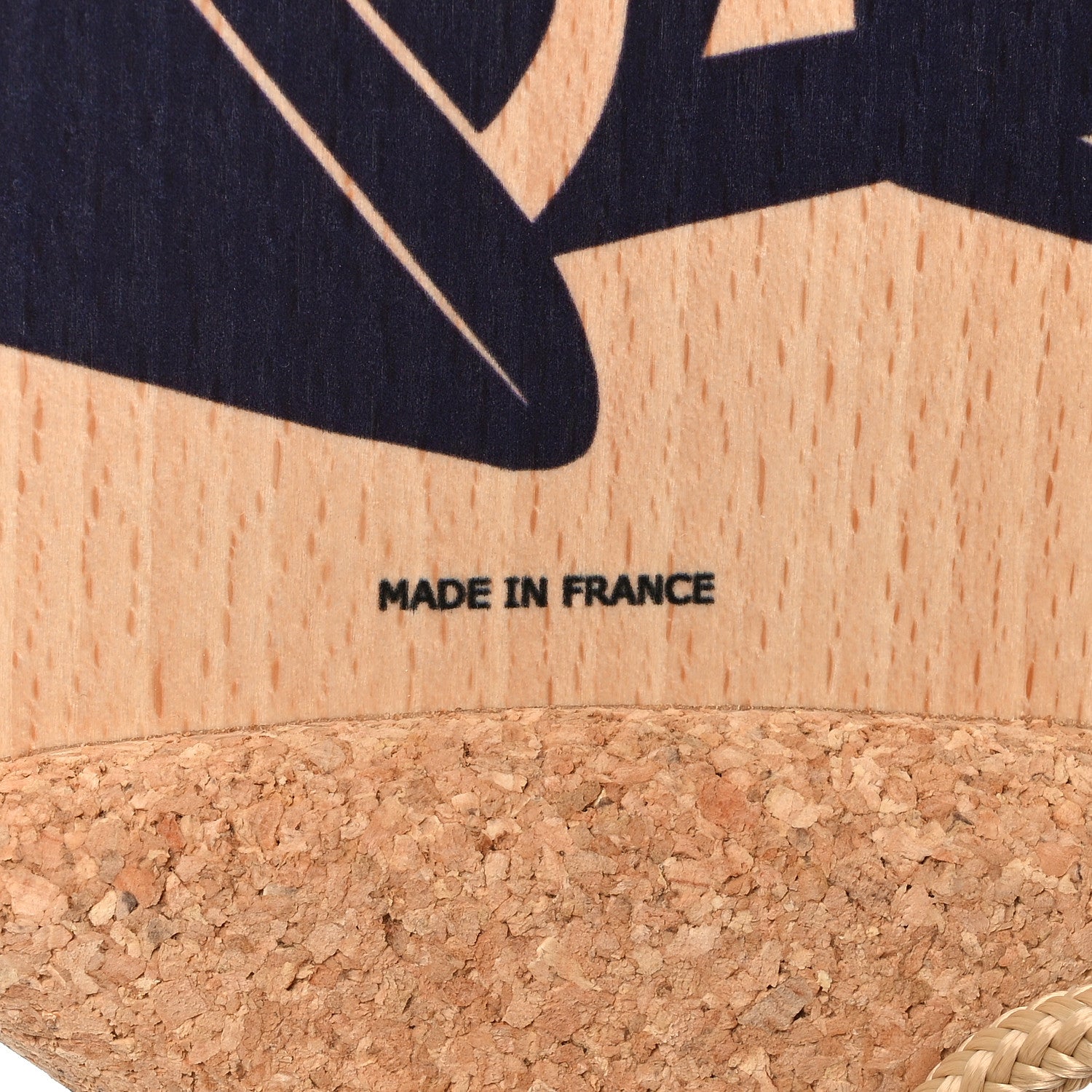 Hermes Beechwood Cork Apres La Vague Beach Racket Set Natural