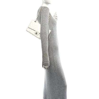 Chanel Caviar Quilted Medium Double Flap Ivory 2 of 10