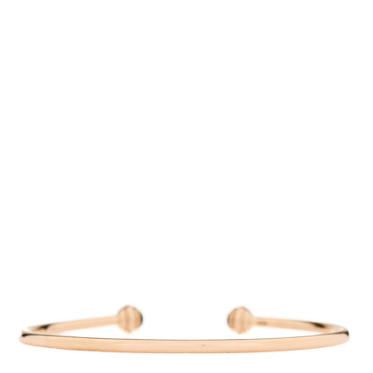 Piaget 18K Rose Gold Onyx Possession Open Bangle Bracelet 3 of 4