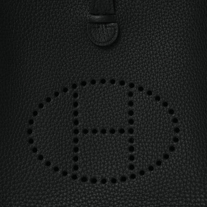 Hermes Taurillon Clemence Evelyne TPM Black 8 of 12