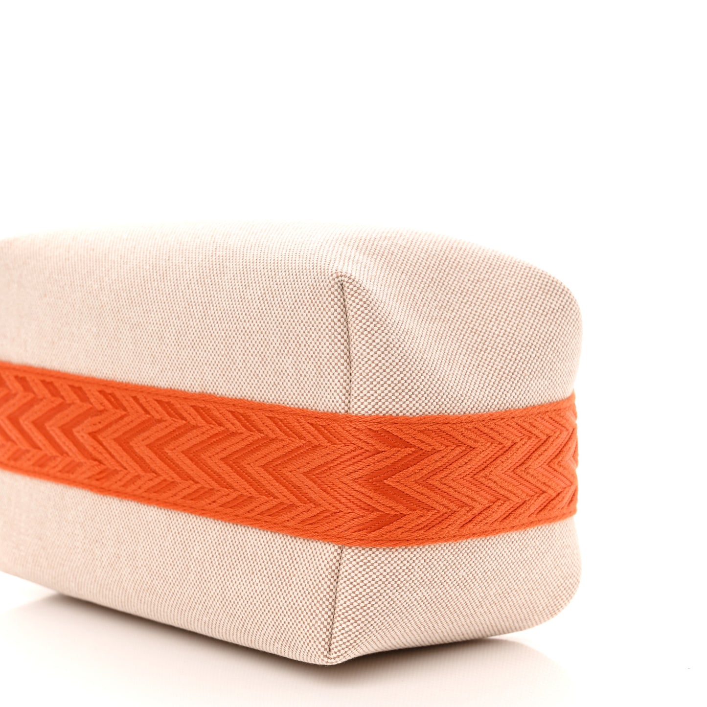 Canvas Small Bride-A-Brac Pouch Natural Orange