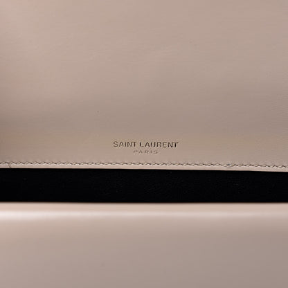 Saint Laurent Smooth Calfskin Monogram Medium Sulpice Shoulder Bag Nude 6 of 12
