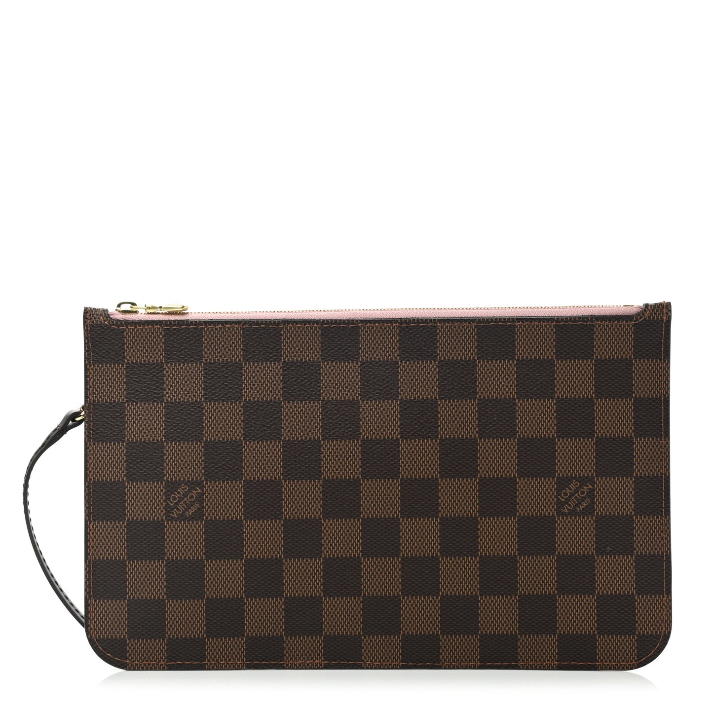 Damier Ebene Neverfull MM GM Pochette Rose Ballerine