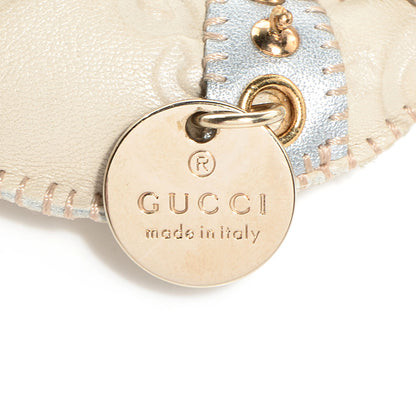 Gucci Guccissima Guccioli Brando Chihuahua Key Charm Off White 6 of 7