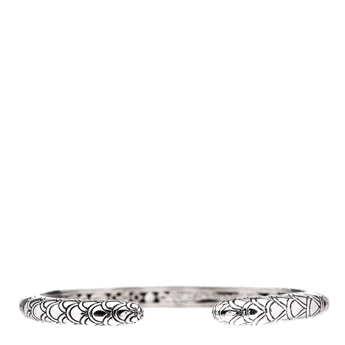 Sterling Silver 6mm Slim Naga Cuff Bracelet