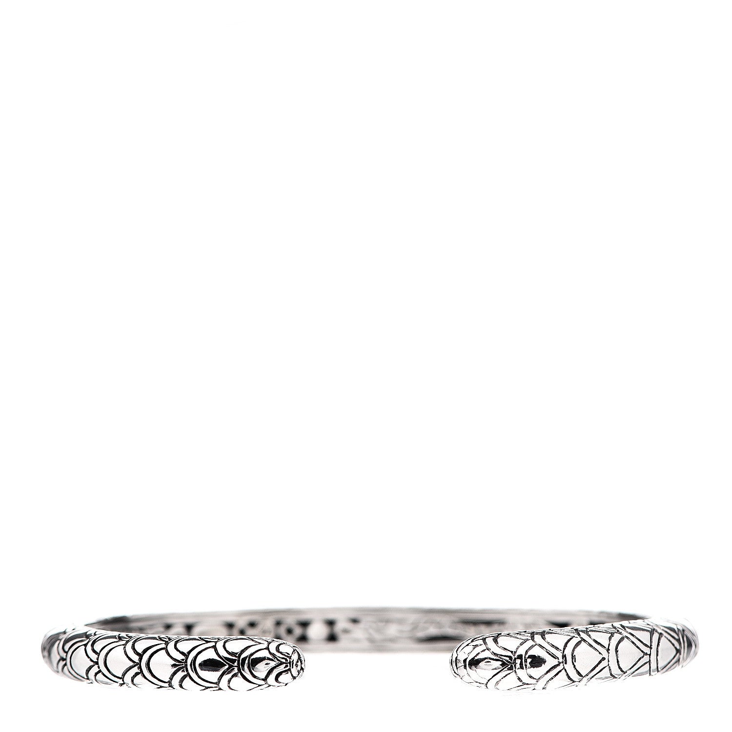 John Hardy Sterling Silver 6mm Slim Naga Cuff Bracelet 1 of 3