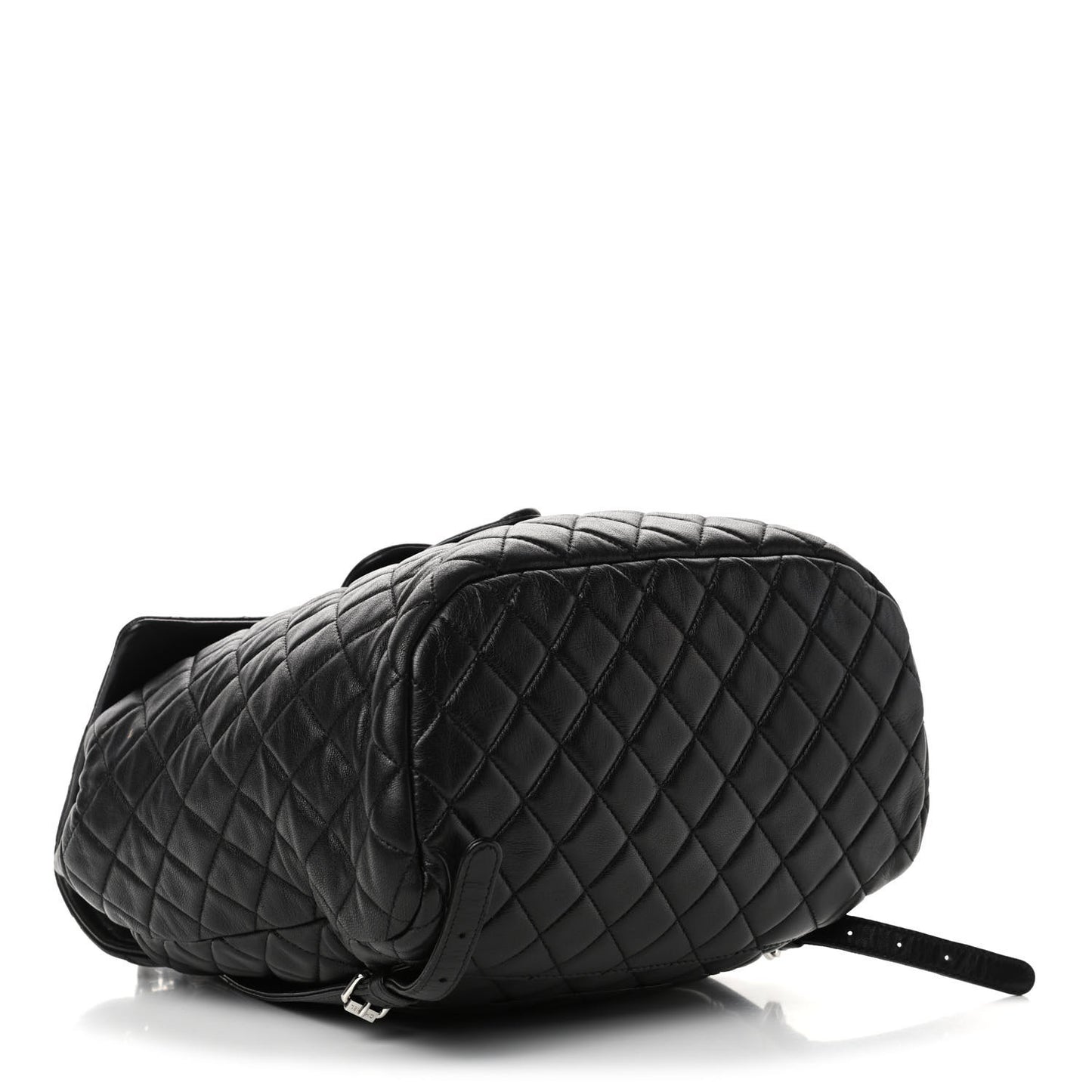 Lambskin Quilted Large Urban Spirit Backpack Black