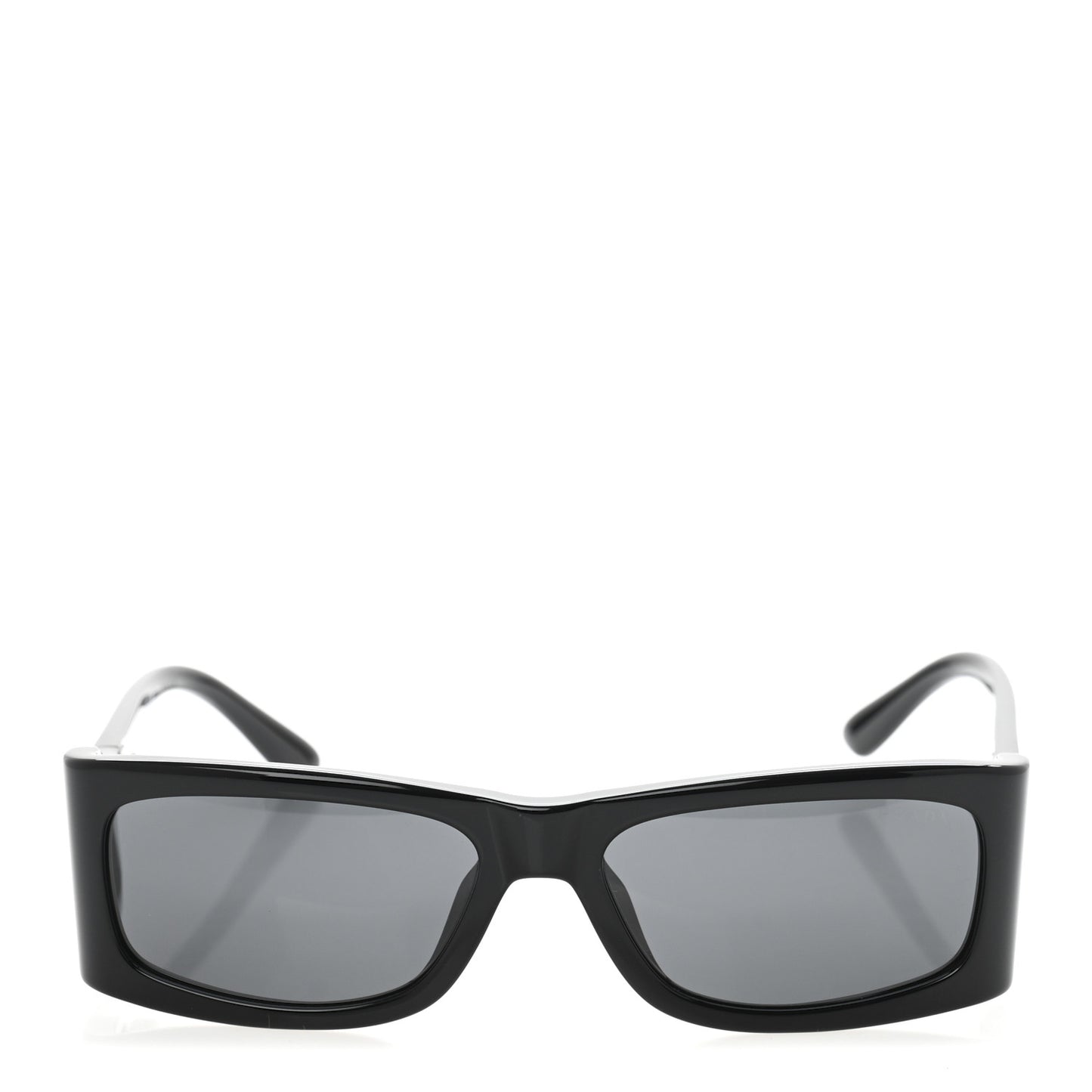 Acetate Rectangular Sunglasses SPR B03 Black