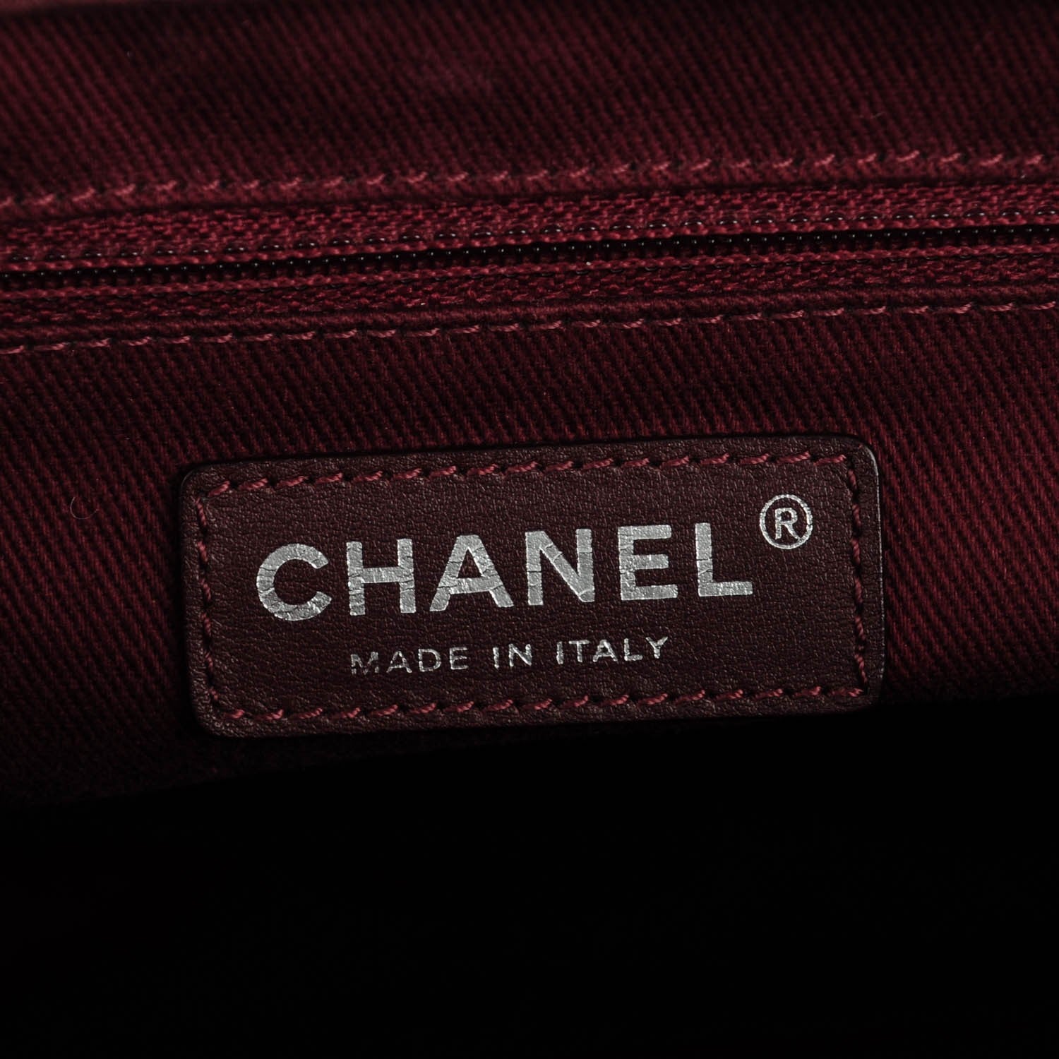 Chanel Iridescent Glazed Calfskin In The Mix Tote Bordeaux 6 of 9