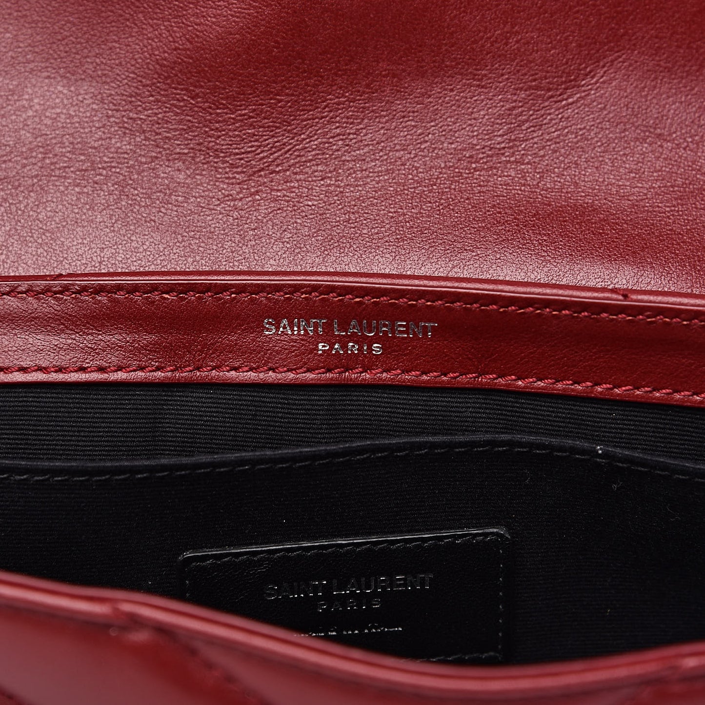 Calfskin Y Quilted Monogram Loulou Flap Bag Palissandre