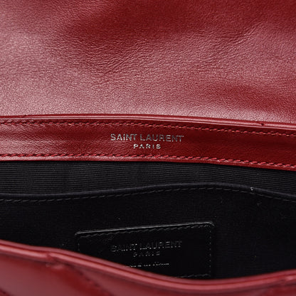 Saint Laurent Calfskin Y Quilted Monogram Loulou Flap Bag Palissandre 6 of 11