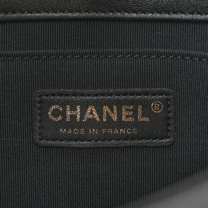 Chanel Lambskin Quilted Crush on Chains Hobo Black 6 of 10