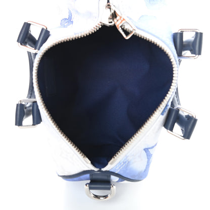 Louis Vuitton Monogram Watercolor Keepall XS Blue 5 of 11