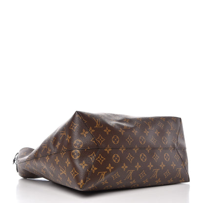 Louis Vuitton Monogram Flower Hobo Black 4 of 6