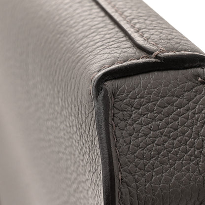 Hermes Togo Kelly Depeches 25 Pouch Etain 11 of 12