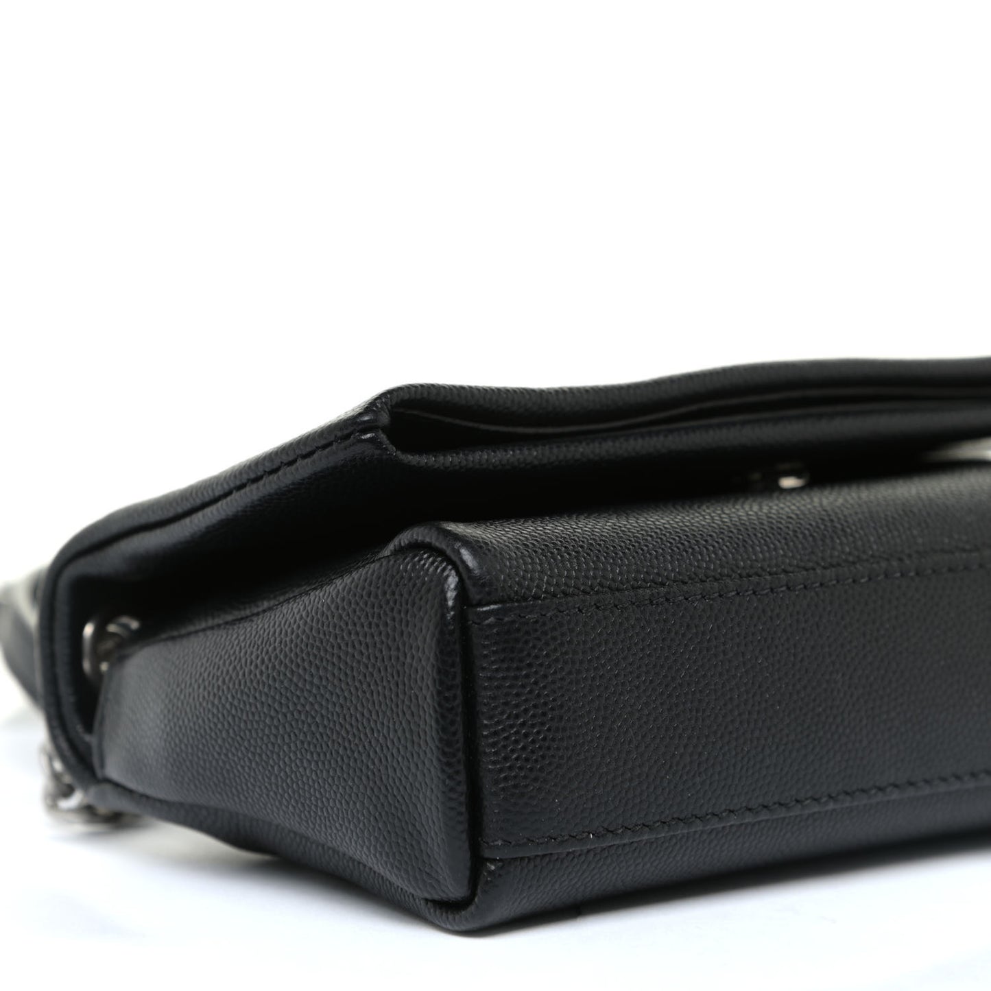 Grain De Poudre Monogram Toy West Hollywood Fold-Over Bag Black