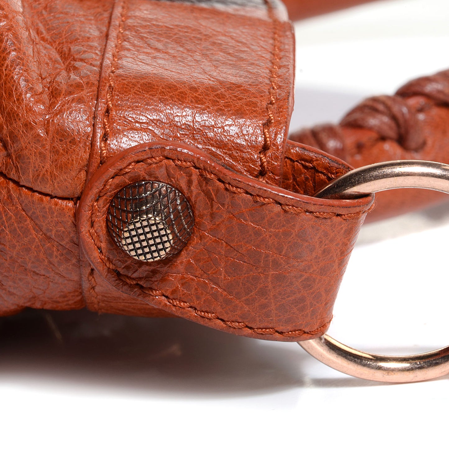 Agneau Giant 12 Rose Gold Hardware Town Orange Brûlée