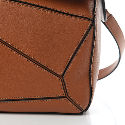 Loewe Calfskin Small Puzzle Bag Tan 7 of 9