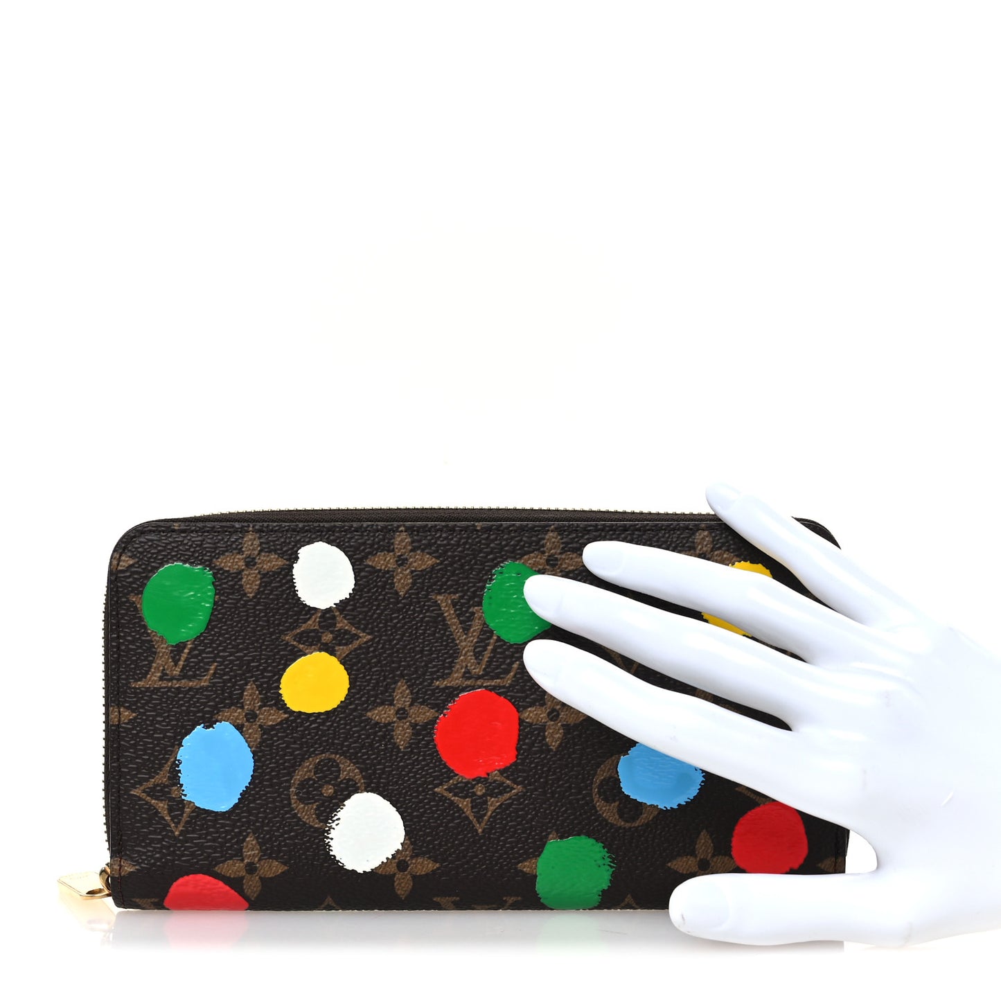 LV X YK Monogram Zippy Wallet