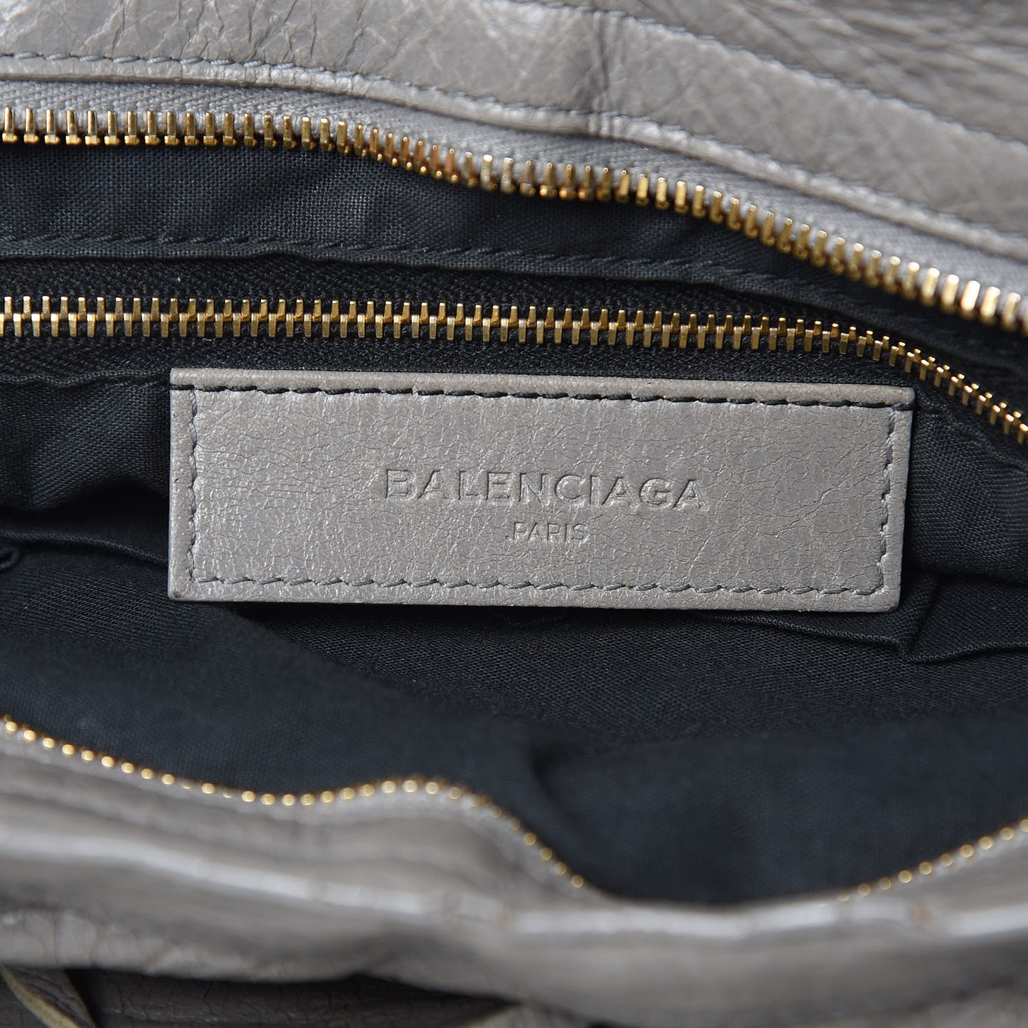 Agneau Giant 12 Gold Hardware City Gris Pyrite