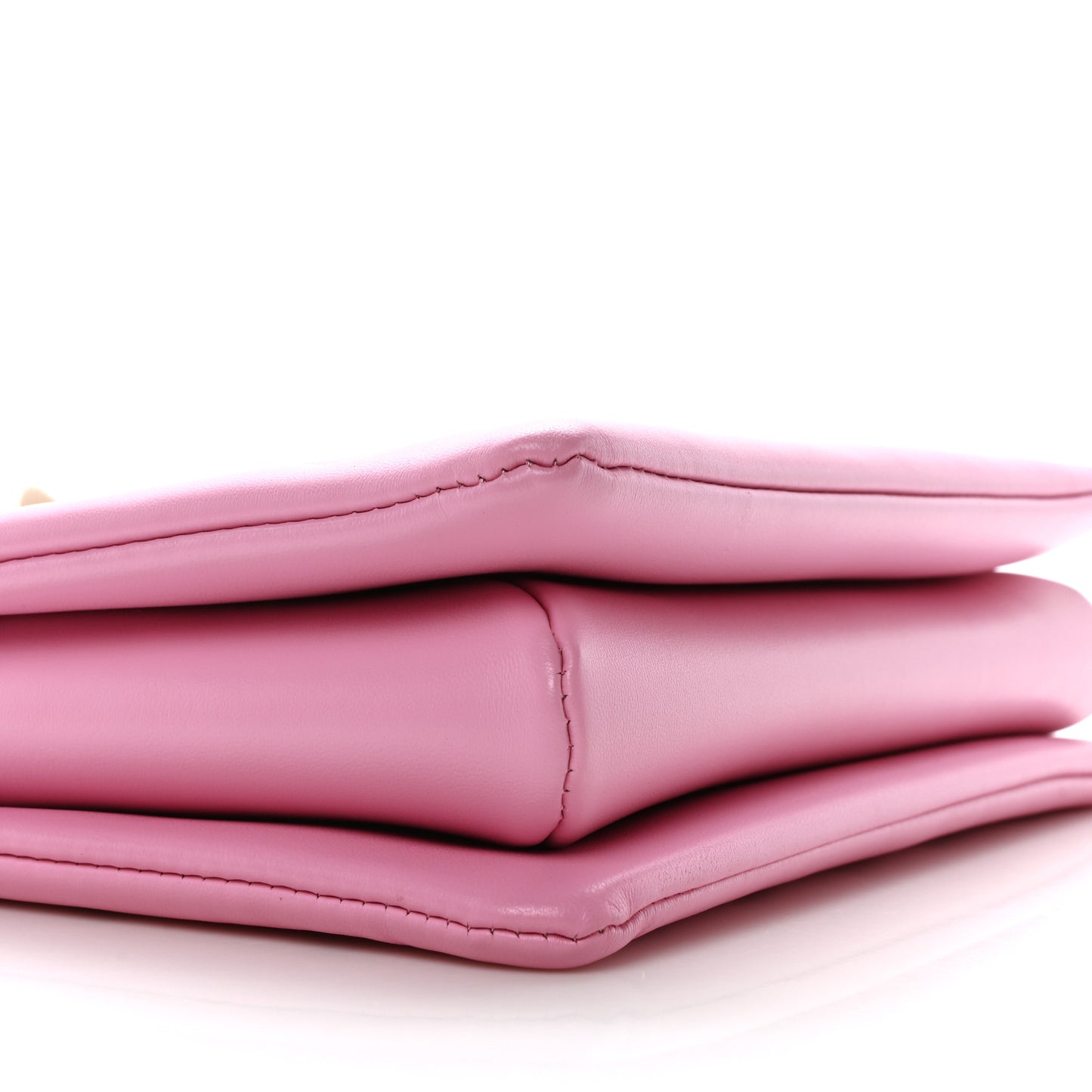 Lambskin Embossed Monogram Coussin PM Rose Bonbon