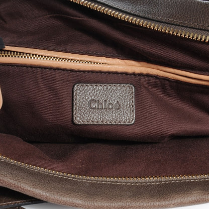 Chloe Calfskin Large Paraty Tote Rock 7 of 9