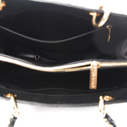 Chanel Caviar Quilted Grand Shopping Tote GST Black 5 of 10