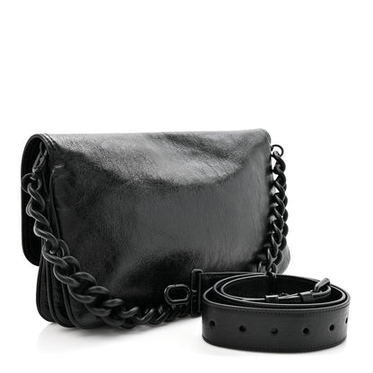 Balenciaga Calfskin Medium BB Soft Flap Bag Black 3 of 10