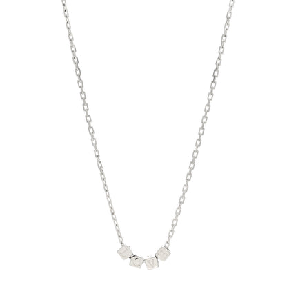 Tiffany Sterling Silver Love Block Pendant Necklace 1 of 5