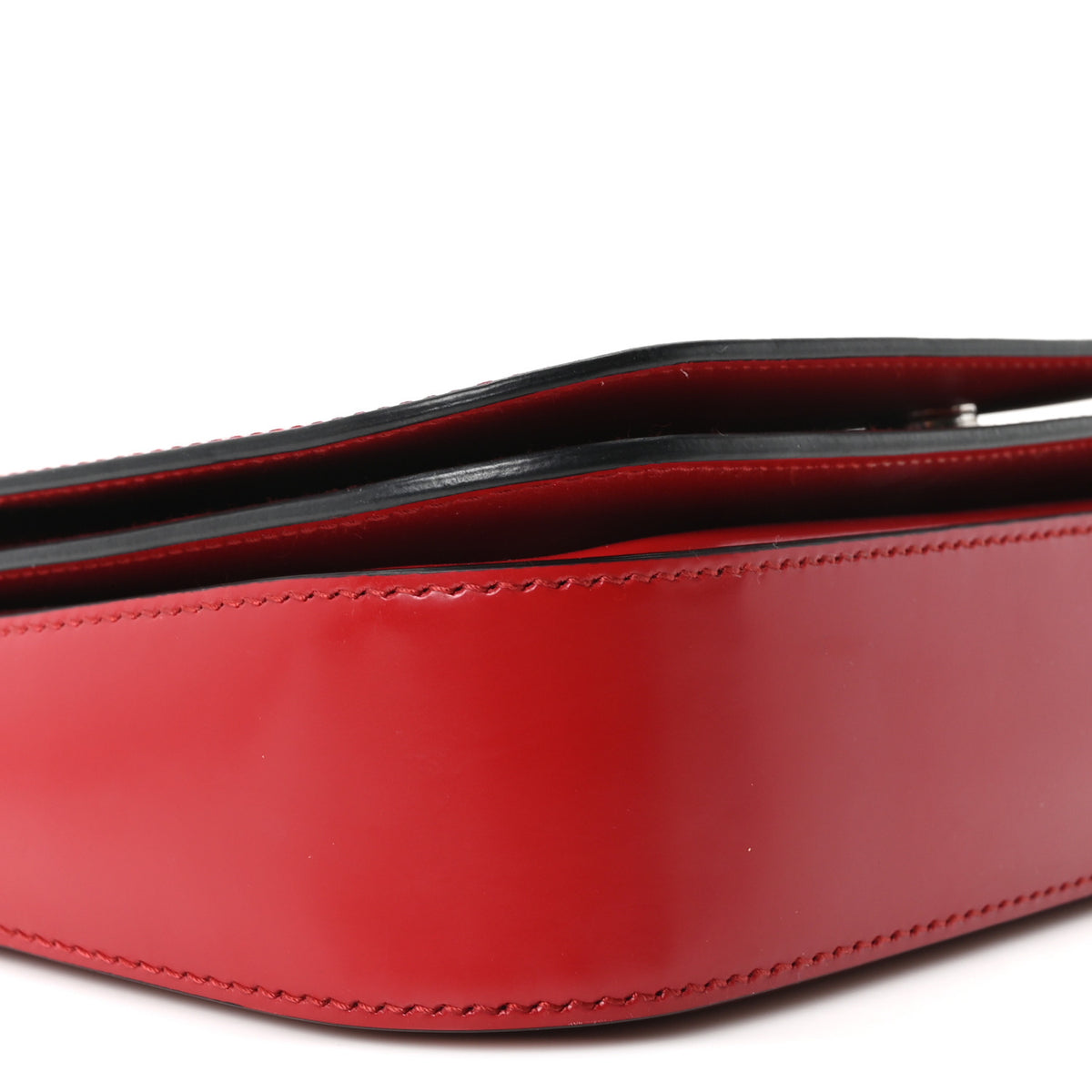 Spazzolato Shoulder Bag Scarlatto