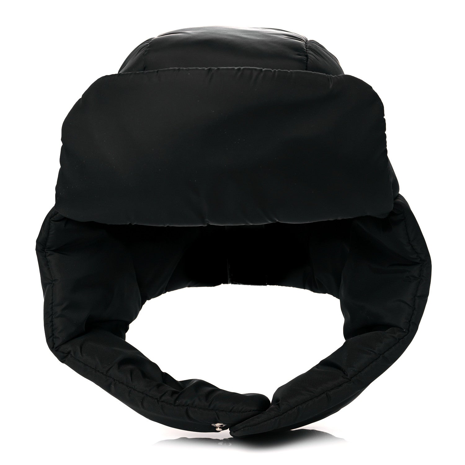 Prada Nylon Trapper Hat M Black 3 of 6