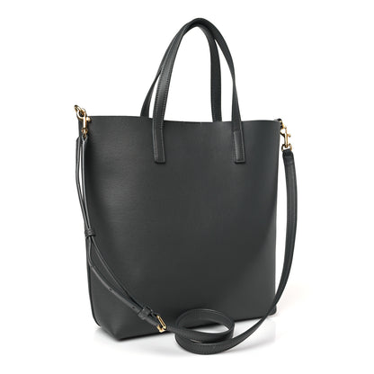 Saint Laurent Calfskin Toy Shopping Tote Earth Grey 2 of 11