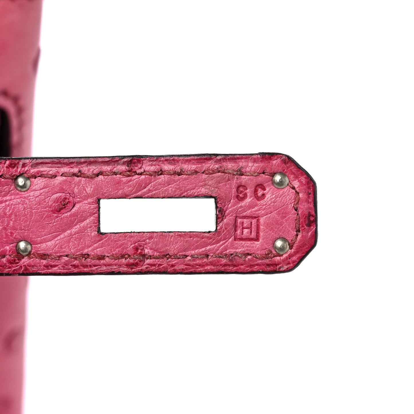 Ostrich Birkin 30 Fuchsia
