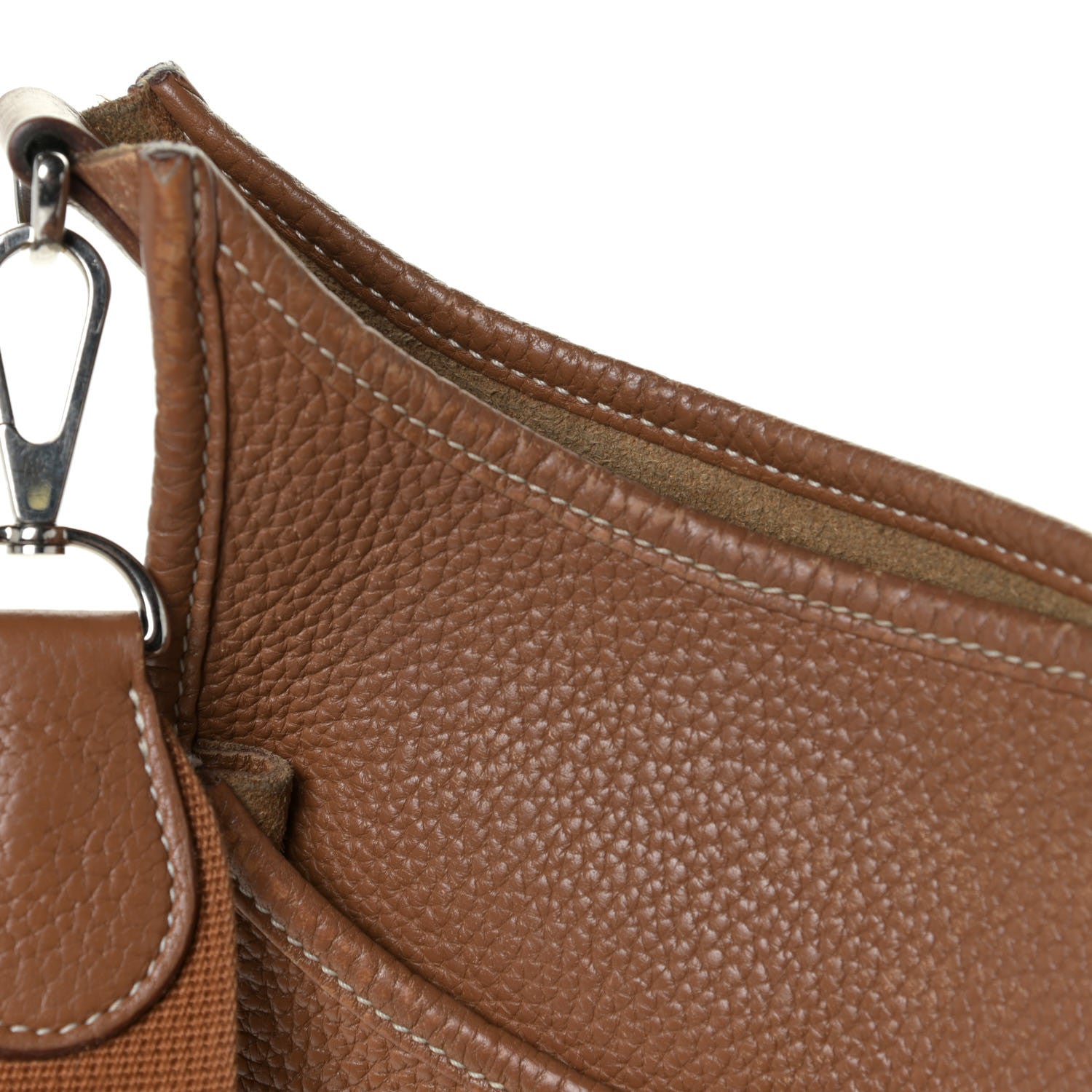 Hermes Taurillon Clemence Evelyne III GM Gold 11 of 14