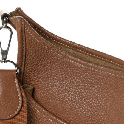 Hermes Taurillon Clemence Evelyne III GM Gold 11 of 14