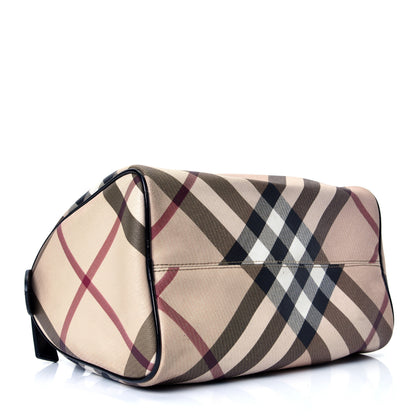 Burberry Nova Check Small Chester Bowling Bag Black 3 of 4