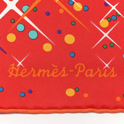 Hermes Silk Magic Kelly Scarf 90 Rouge Capucine Bouton d'Or 2 of 7