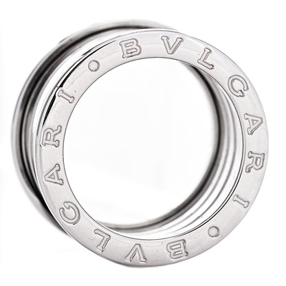 Bulgari 18K White Gold B.Zero1 Four-Band Ring 51 5.75 4 of 8