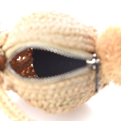 Loewe Raffia Bunny Charm Natural 3 of 5