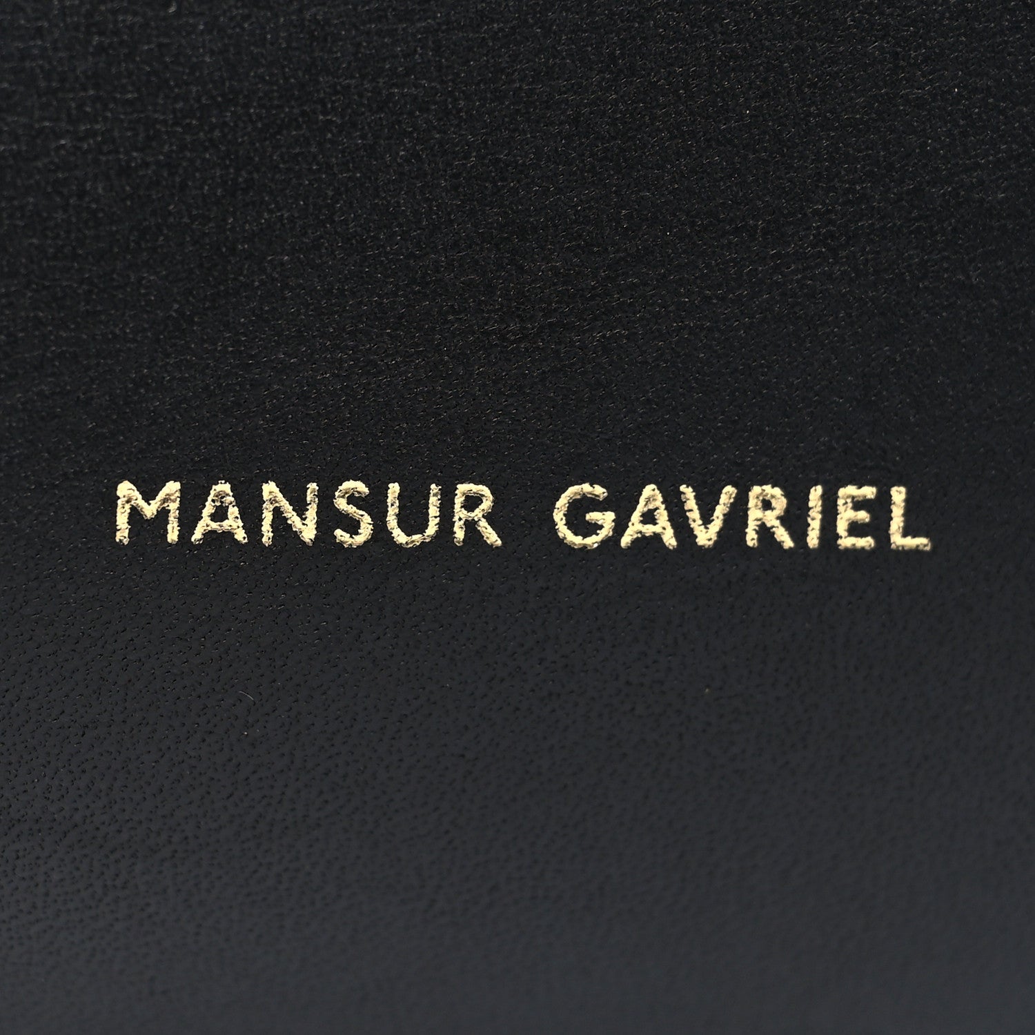 Mansur Gavriel Vegetable Tanned Calfskin Bucket Bag Black Flamma 6 of 13