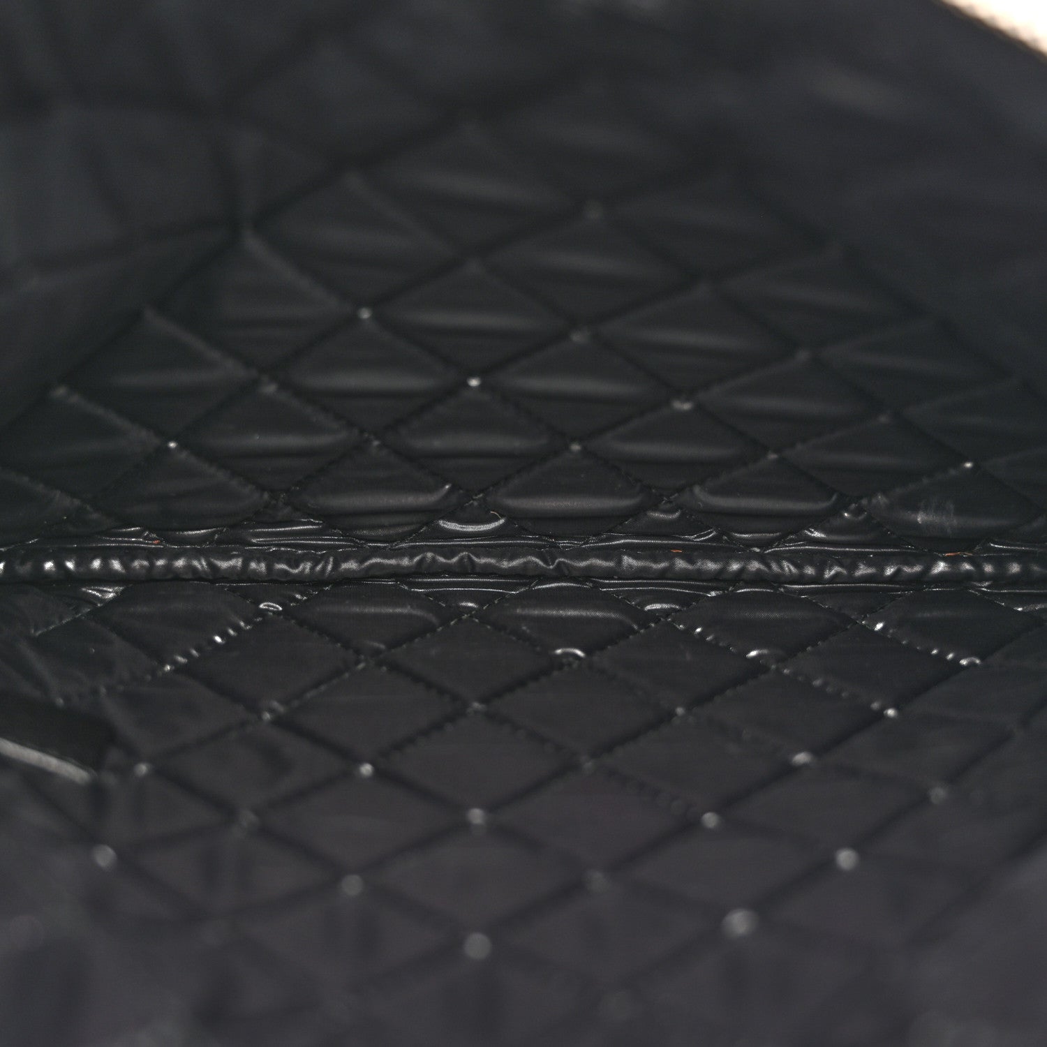 Chanel Caviar Studded Medium Deauville Pouch Black 5 of 8