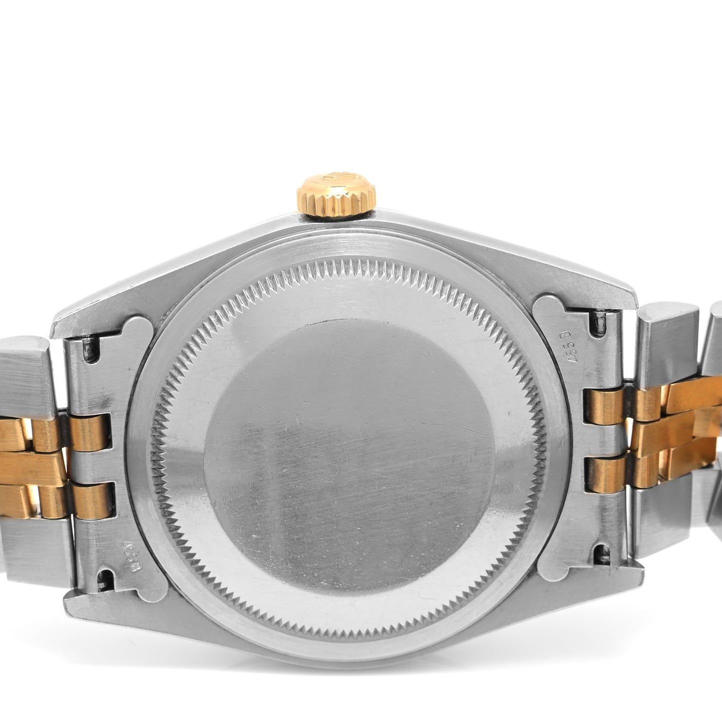 Stainless Steel 18K Yellow Gold Diamond 36mm Oyster Perpetual Datejust Watch Champagne 16233